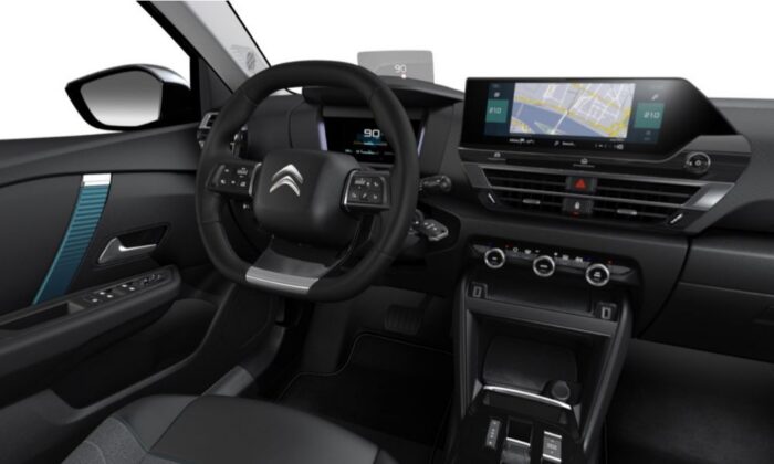 Imagen interior del modelo de coche SUV Citroën C4 BlueHDi FeelPack con motor diésel y potencia 96 kw (130 cv).