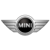 El logo de Mini Cooper esta formado por unas letras con alas y la palabra "MINI". La rueda alada es por las carreras del Mini original