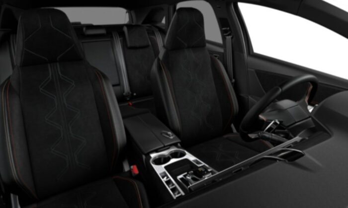 Imagen asientos del modelo de coche DS 7 Crossback E-Tense 225 Performance Line de color gris platino, con Motor: Híbrido Enchufable Gasolina