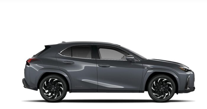 Imagen frontal del SUV Lexus UX 2.0 250 H Premium de 184 CV año 2023, combustible híbrido, cambio de marcha automático. | Mycaready Technologies SL